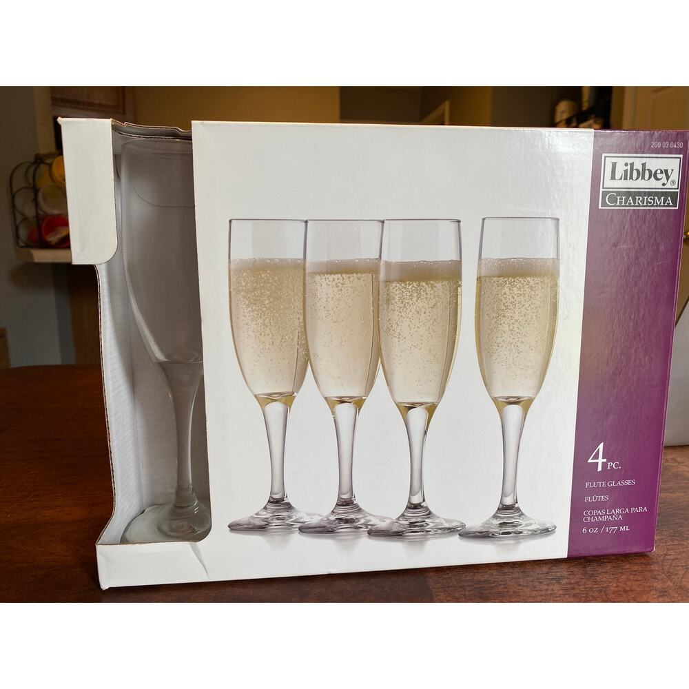Libbey Charisma Flute Glasses